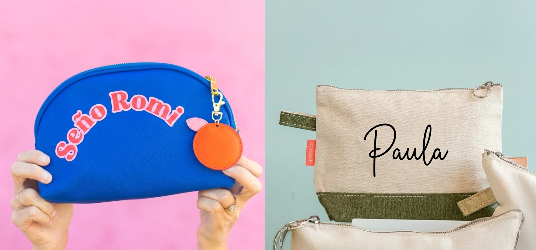 Ideas de regalos con DTF textil y plancha mini para el Día del Maestro: neceseres y cartucheras
