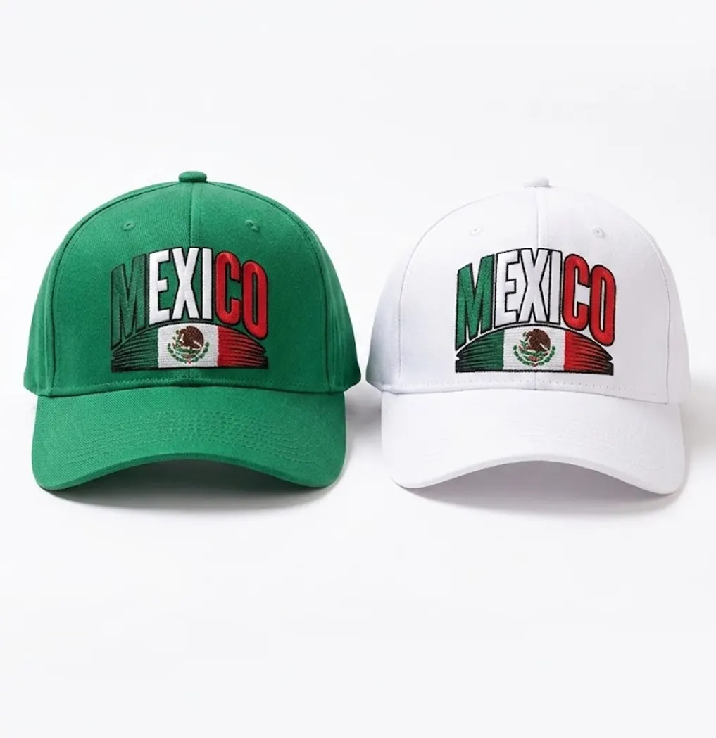 Gorras personalizadas con temática de la Selección Mexicana para el Mundial 2026