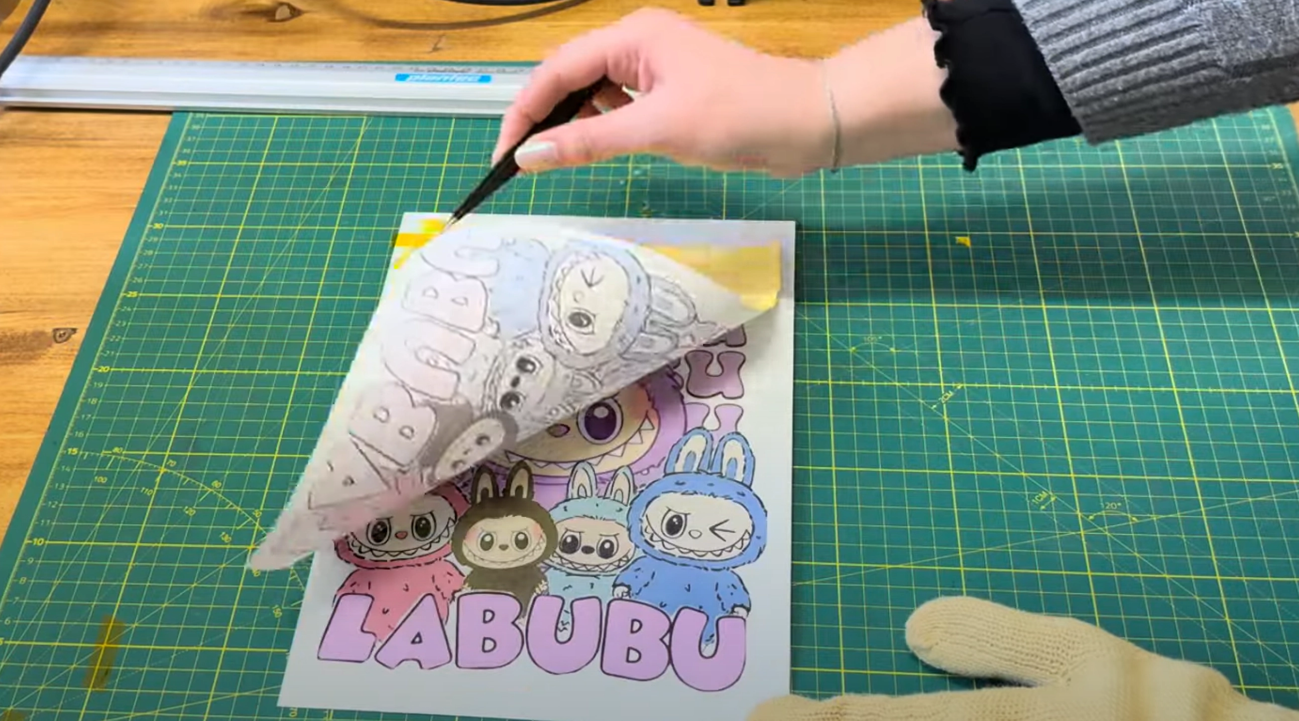 Retirar el aluminio sublimado