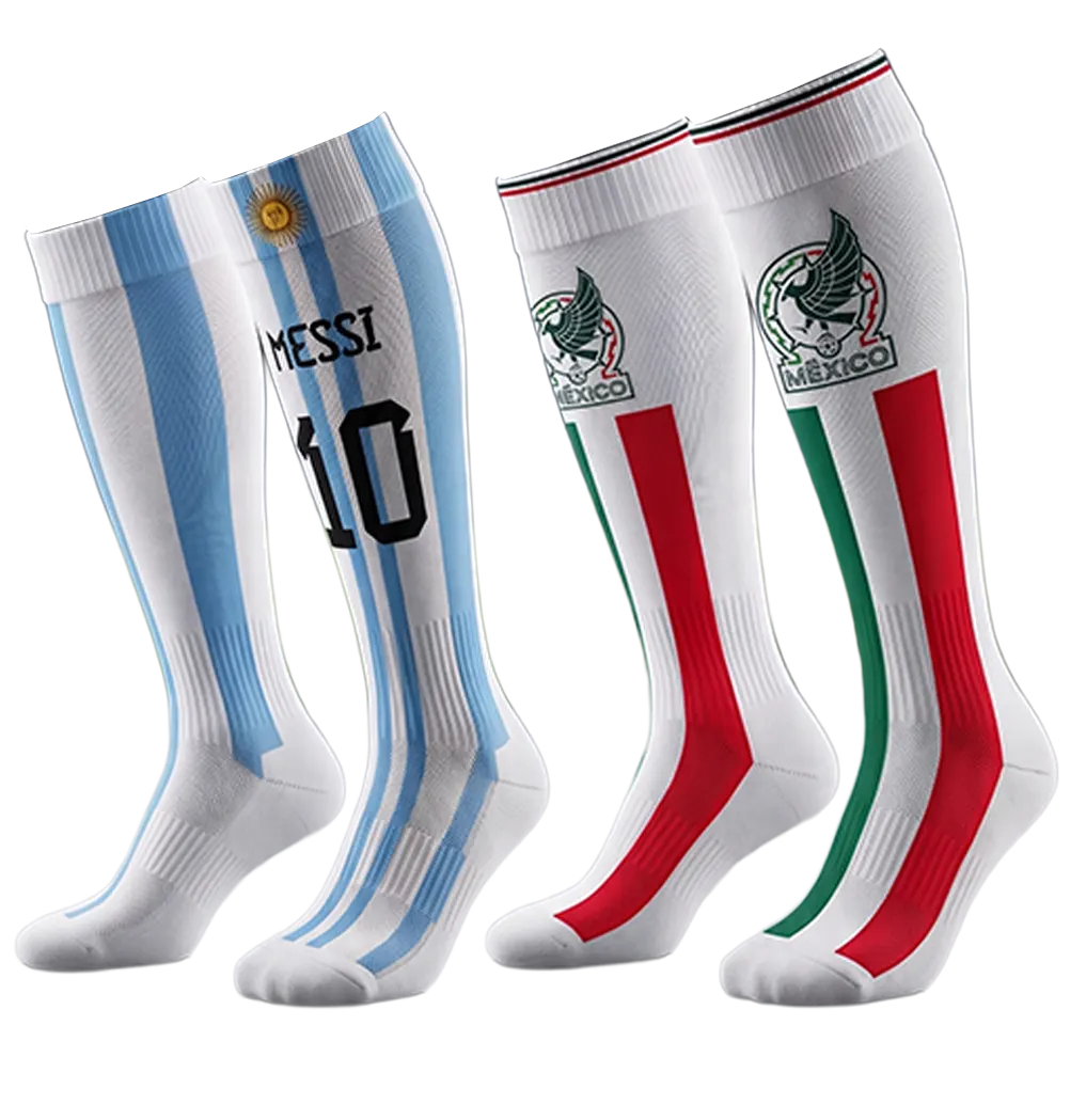 Resultado final de medias sublimadas con colores intensos
