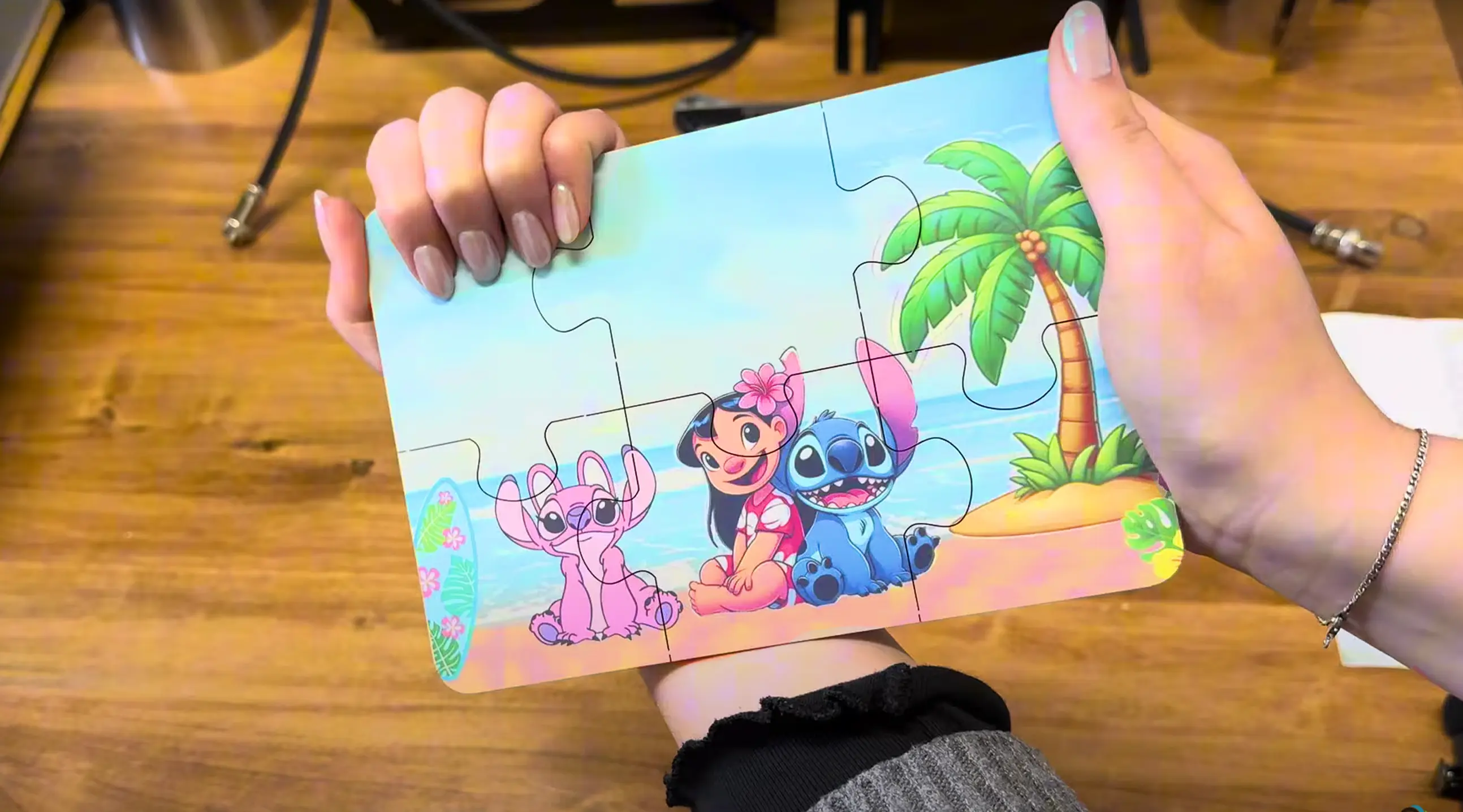 Revelar el diseño del rompecabezas